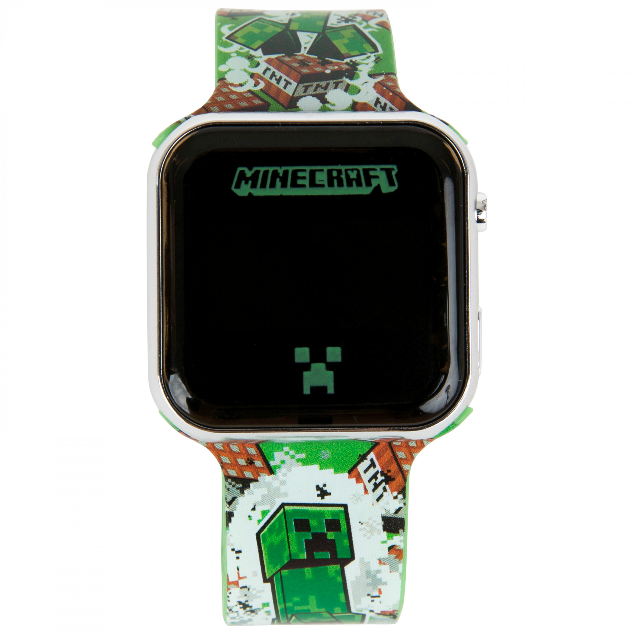 Minecraft Creeper Explosion LED Digital Wrist Watch
